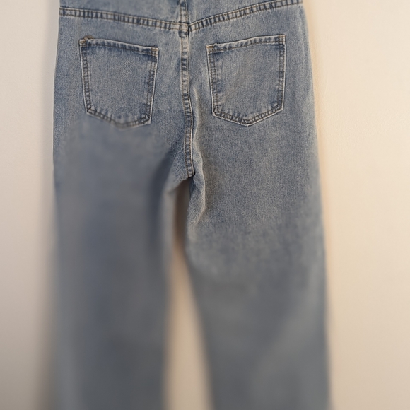 J. ING High Rise Wide Leg Frayed Jeans - Picture 8 of 10